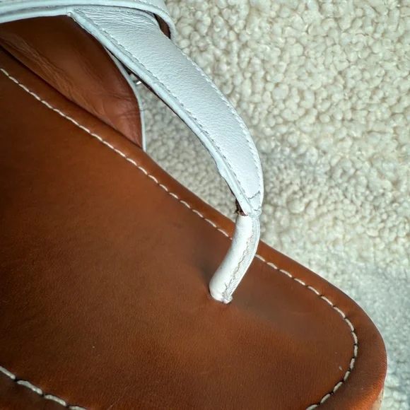 Fitflop Remi Adjustable Toe-Thongs Urban White Leather Size US 08 - Picture 14 of 15